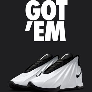 G.T. Future Metallic Silver Nike Men's size 10